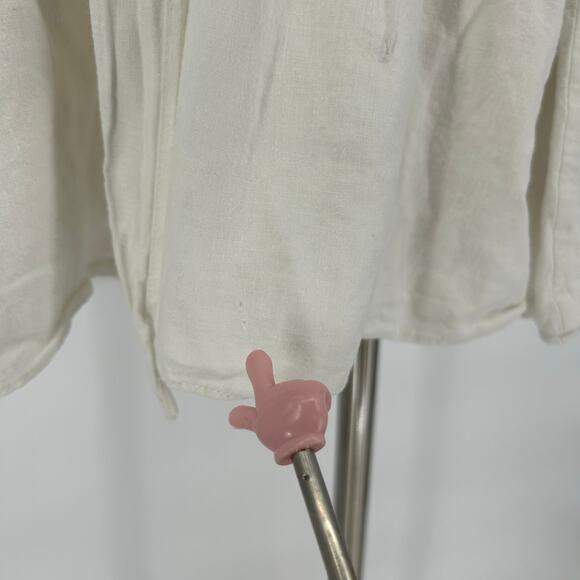 Michael Kors Linen Tie Front Dress Size L — Good Used, as is - Picture 4 of 4